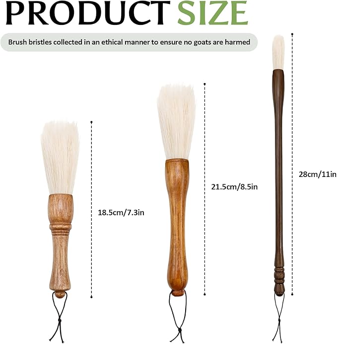 Cactus Plants Cleaning Brushes, Wooden Handles