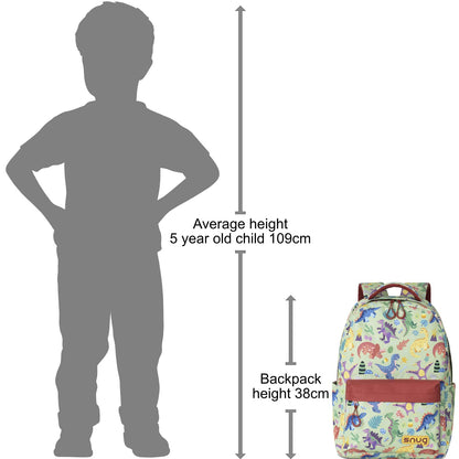 Snug Kids Backpack for School, Sports and Travel Perfect for Ages 4+ (Blue Camo)