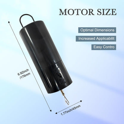 Eiryhope Wind Spinner Motor 20RPM Battery Operated | Hanging Display for Wind Spinners, Chimes, Sun Catcher, Disco Ball, Baby Crib, Garden/Christmas Decor