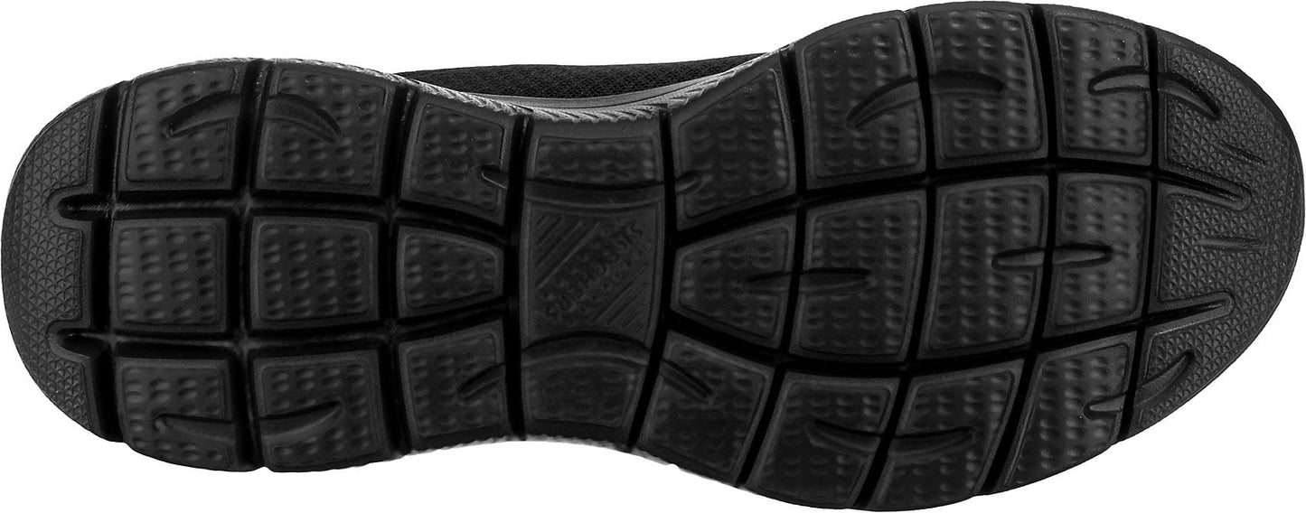 Skechers Men's Summits Trainers, Black Mesh Charcoal Trim, 12 UK