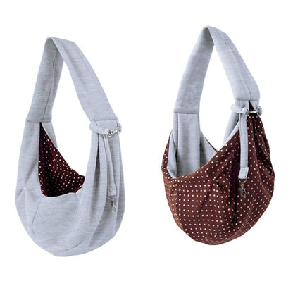 BUYGOO Puppy Sling Carrier Bag for Small Dog, Cat, Comfortable and Durable Pet Sling Shoulder Bag Travel Carrier Bag for Puppy Kitty Small Dogs Cats