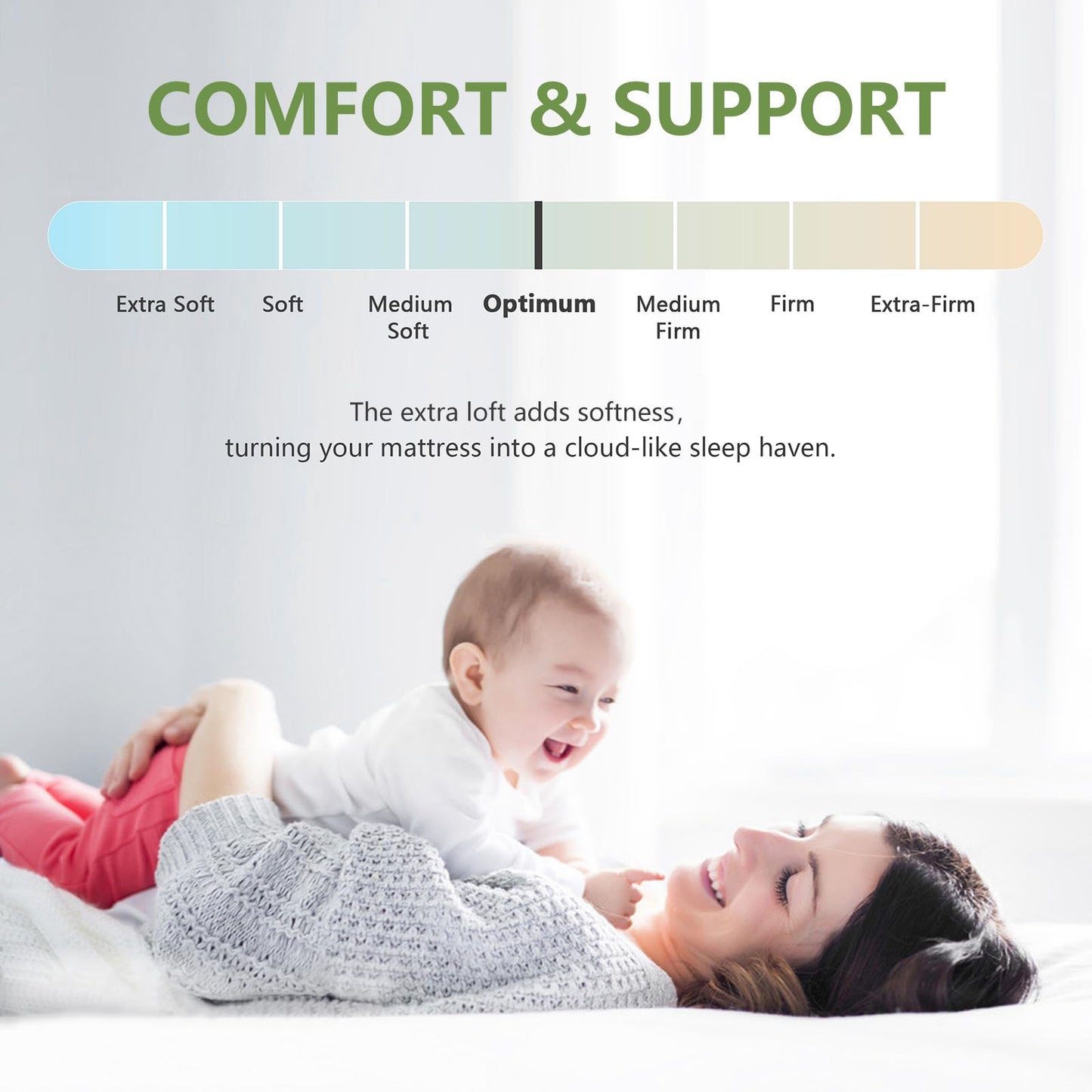 PATSBA Premium Viscose Made from Bamboo King Size Mattress Topper for Back Pain,1200 GSM Quilted Fitted Extra Thick Mattress Pad,Pillow Top Mattress Cover with Deep Pocket Up to 21 Inches（78*80inch）