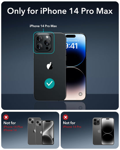 ESR 3 Pack for iPhone 16 Pro Max Screen Protector, [9H Hardness] [Military Grade Shatterproof] Tempered Glass Film with Flawless Fit Tray, HD Clear, Scratch Resistant