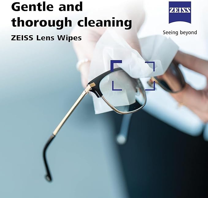 ZEISS Pre-Moistened Alcohol Wipes, Glasses Cleaner