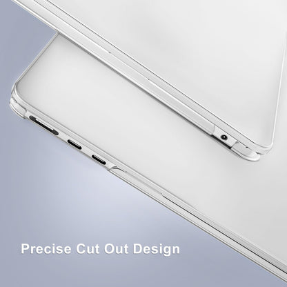 MOSISO Compatible with MacBook Air 13.6 inch Case M4 M3 M2 A3240 A3113 A2681, Protective Hard Shell Cover for MacBook Air Case M4 M3 M2 13 inch Touch ID 2025 2024 2023 2022 Release, Crystal Clear