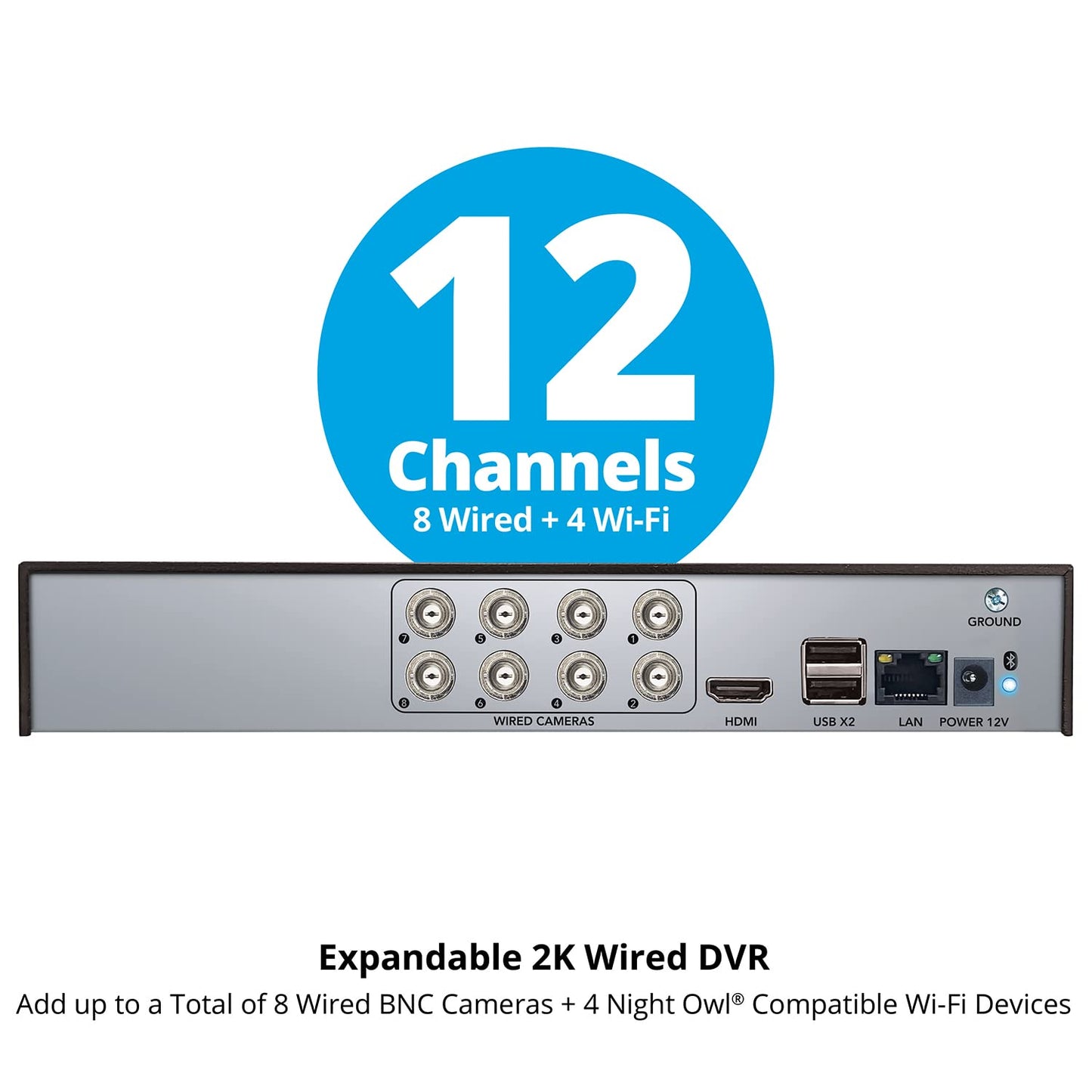 Night OWL FTD4-81-4L HD DVR Security KIT