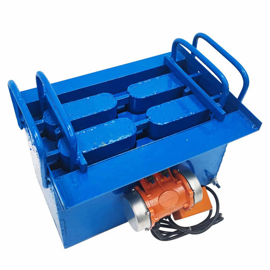 INTBUYING Concrete Brick Making Machine, Manual Hollow Soil Block Brick Forming Machine 110V, H13 Square Brick Size 15.7X7.8X7.8inch（400x200x200mm）