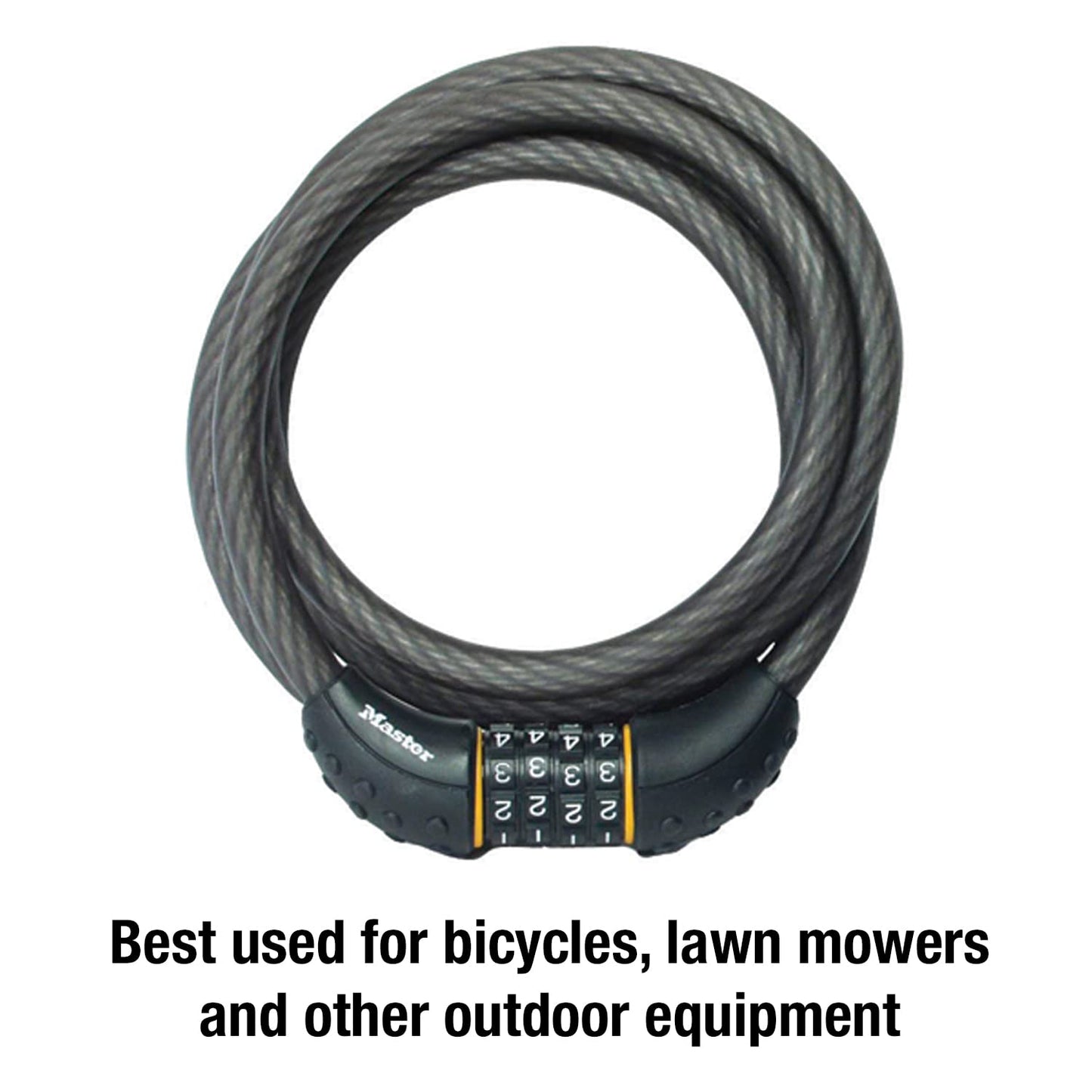 HOVERFLY OUREA 26" 750W Electric Mountain Bike & Master Lock 8122D Combination Cable Lock for Bicycles, ATVs, Grills, Lawn Mowers