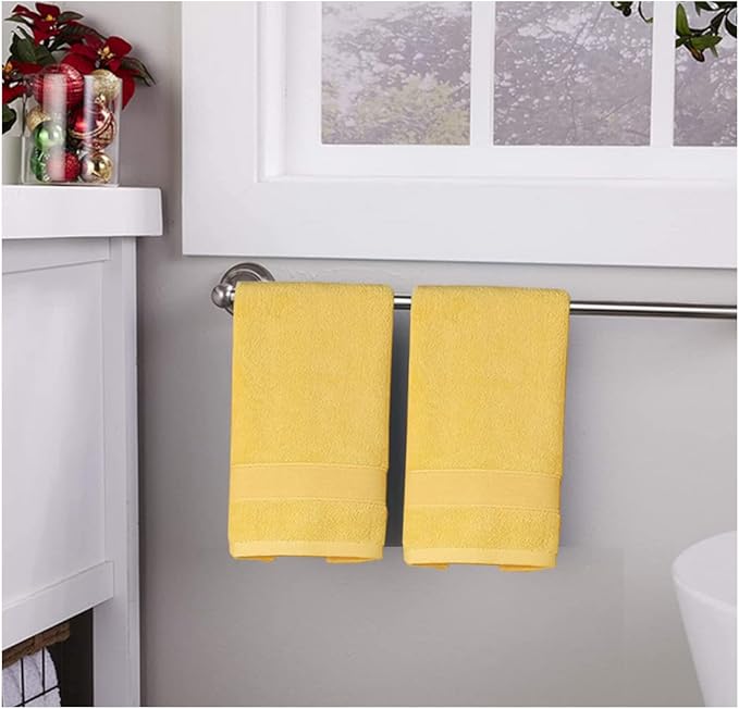 Lchkrep 2 Pack Cotton Hand Towels, Cotton Salon Thick Towels