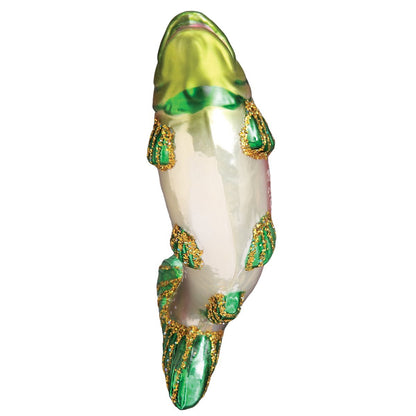 Old World Christmas Fish Collection Glass Blown Ornaments for Christmas Tree Alpine Rainbow Trout 3 x 4.25