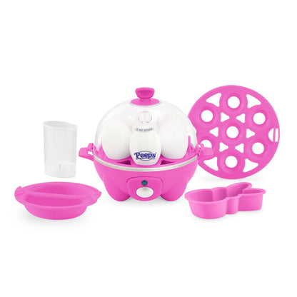 DASH Rapid Egg Cooker: 6 Egg Capacity Electric Egg Cooker for Hard Boiled Eggs, Poached Eggs, Scrambled Eggs, or Omelets with Auto Shut Off Feature - Aqua, 5.5 Inch (DEC005AQ)