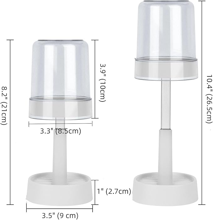 Covered Toothbrush Holder with Cup