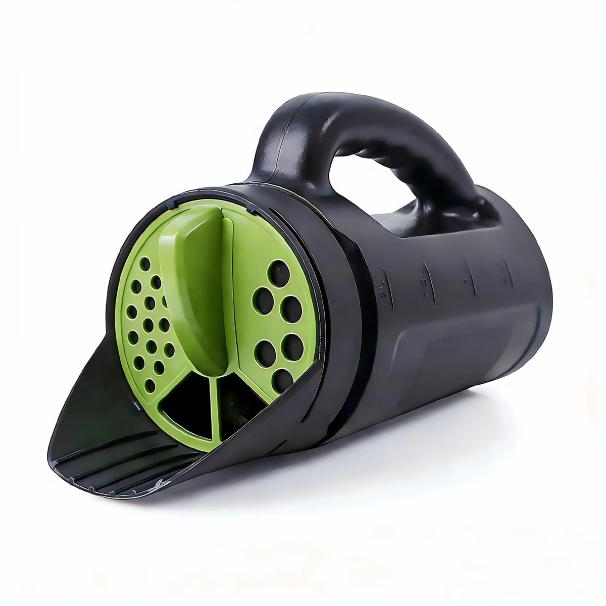 Handheld Spreader Shaker for Seed, Fertilizer, Earth Food, Salt and Ice Melt | Multiple Opening Sizes for Any Need | 80 Oz Capacity for Lawn & Garden