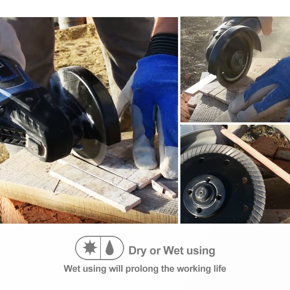 SHDIATOOL Diamond Core Drill Bits for Hard Stone Concrete Marble Granite Brick Laser Welded Dry or Wet Hole Saws