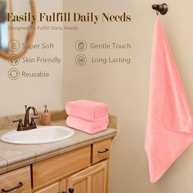 Orighty Microfiber Bath Towels Pack of 2