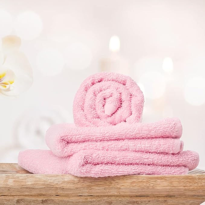 Yoofoss Washcloths Towel Set 10 Pack Baby Rayon Derived from Bamboo Wash Cloth