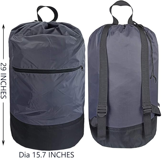 Washable Laundry Bag Backpack