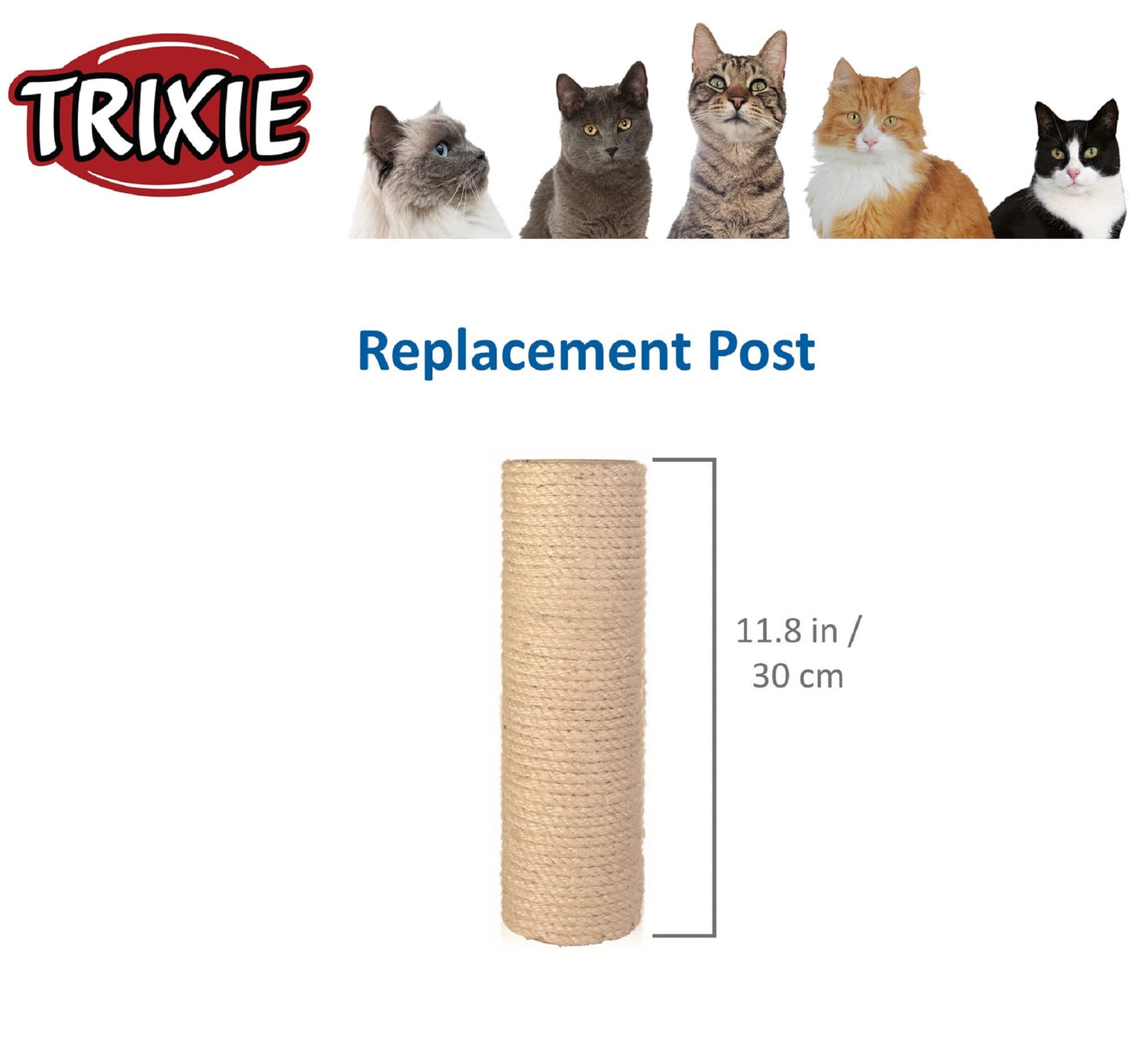 Trixie Spare Posts for Scratching Posts, 9/30 cm