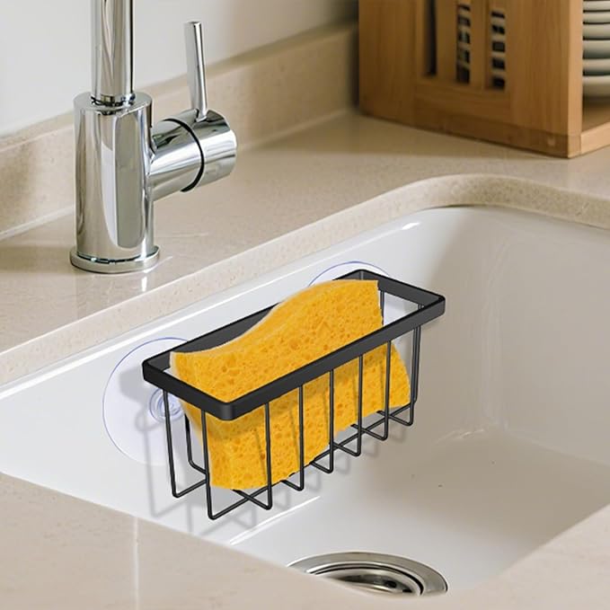 Sponge Holder for Kitchen Sink, Kitchen Sponge Holder, Sink Caddy for Sponges