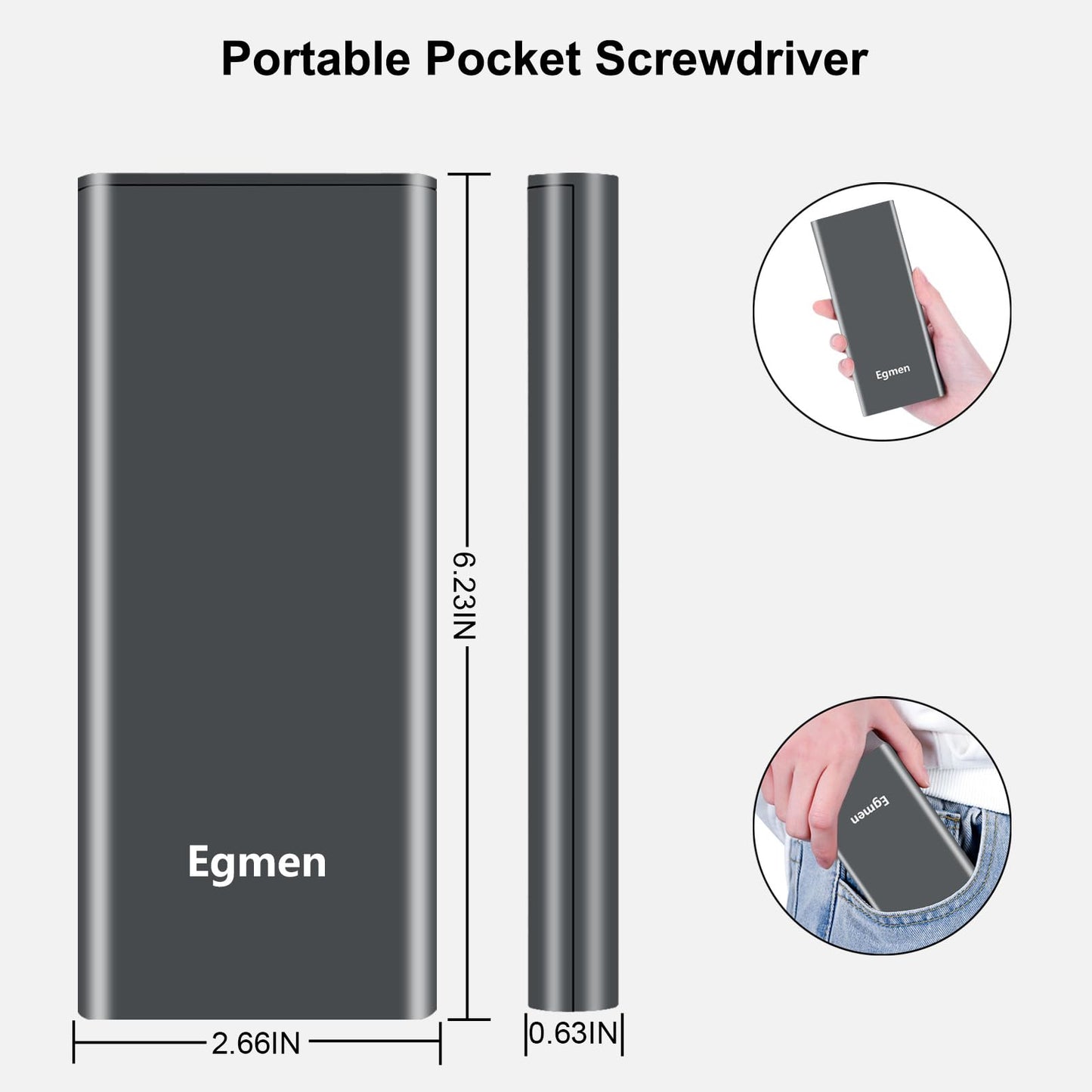 Egmen Precision Screwdriver Set, 25 in 1 Mini Magnetic Small Screwdriver Set Case for PC, Eyeglasses, Computer, Electronic, Watch Repair Kit with Phillips and Star Tiny Screw Driver