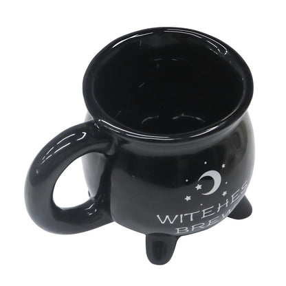 ISTOOL Witch Brew Cauldron Coffee Mug, 300ml/10oz Ceramic Coffee Cups, Cute Halloween Water Cups, Summer Winter Drinkware, Birthday Halloween Gifts