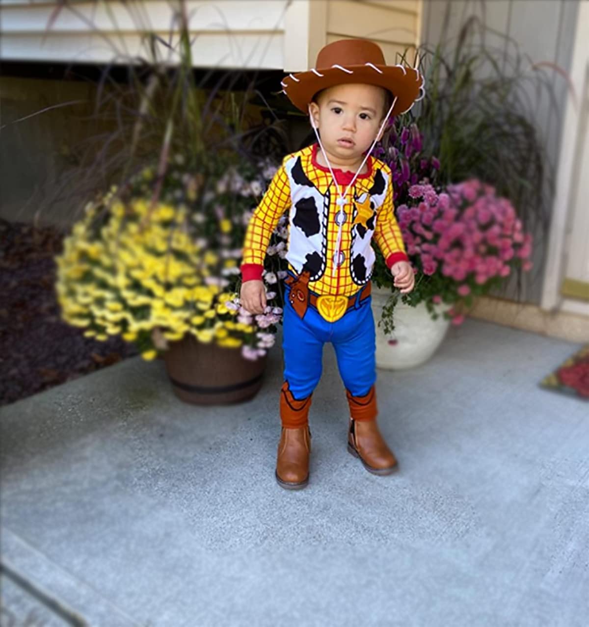 4E's Novelty Child Brown Cowboy Hat for Toddlers & Kids Felt - Kid Cowboy Costume Hat for Boys & Girls Ages 3 4 5 Year Old Halloween Costume