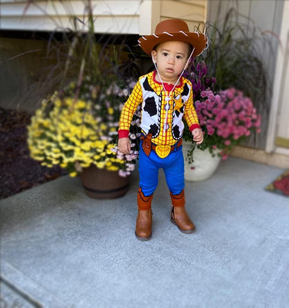 4E's Novelty Child Brown Cowboy Hat for Toddlers & Kids Felt - Kid Cowboy Costume Hat for Boys & Girls Ages 3 4 5 Year Old Halloween Costume