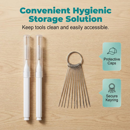Shower Head Cleaning Brush Small Hole, 2026 New Showerhead Cleaning Brushes Picks for Household Bathroom, Multifunction Crevice Tiny Brush, Shower Head Cleaner Tool (30 Pcs)