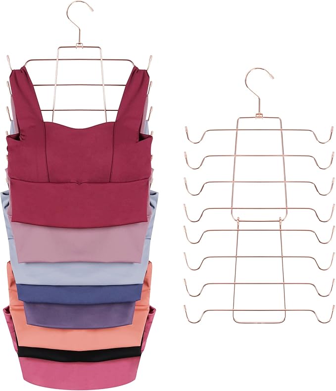 ZEDODIER 2 Pack Tank Top Hanger Space Saving, Bra Hangers