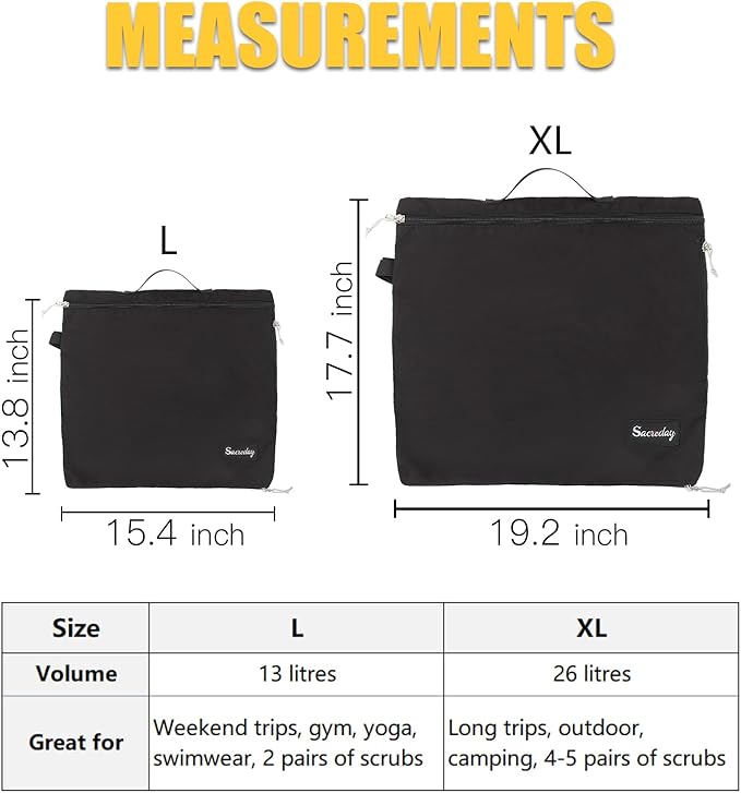 Mesh Laundry Bag Travel Bags-Small Hanging Wash Delicates Reusable Dirty Bag