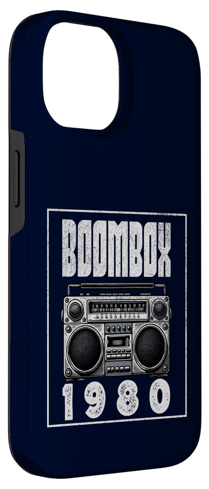 Boombox CD Player Cassette Audio AM FM Radio 1980 Birthday Case for iPhone 14