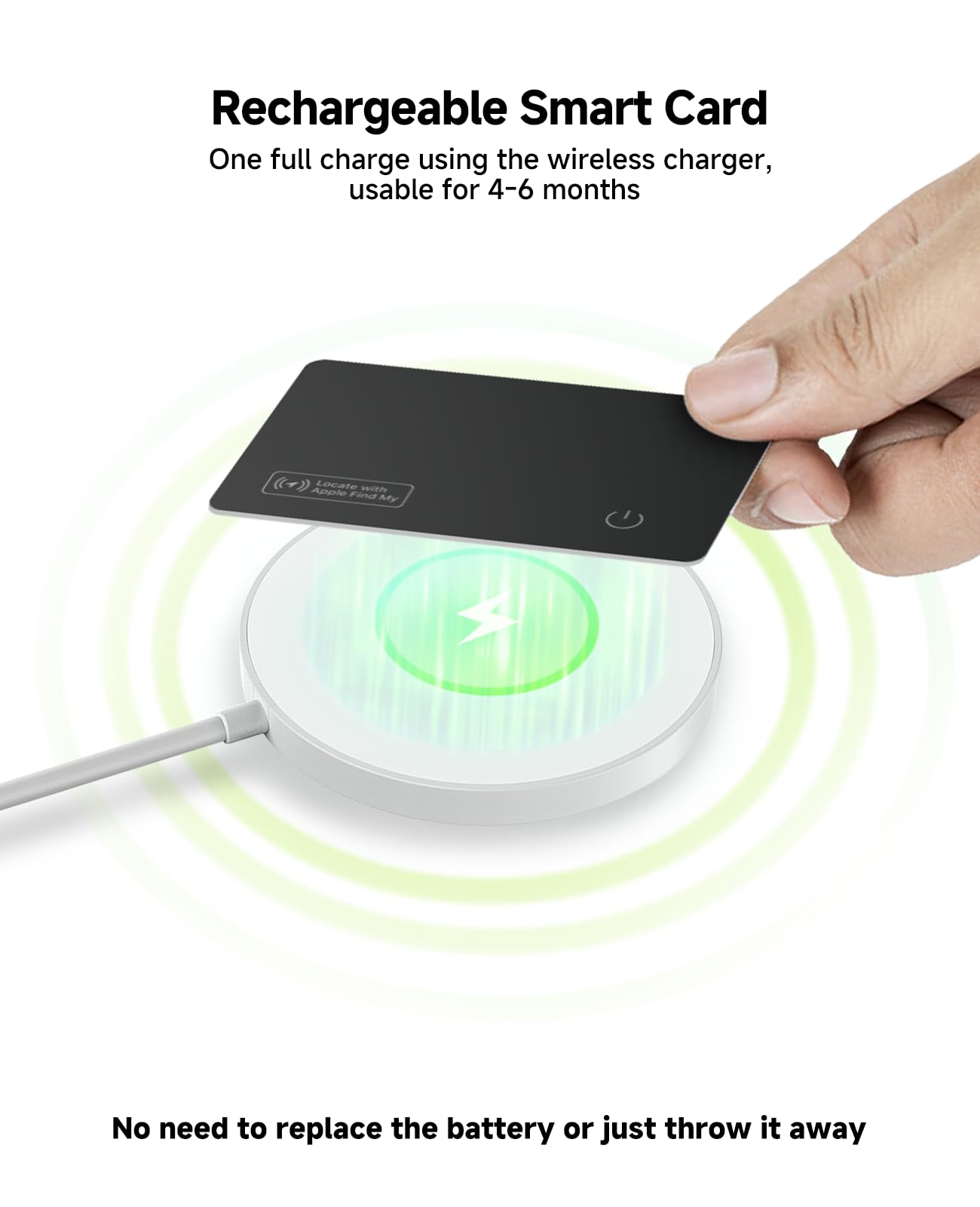 Apple MFi Certified Wallet Tracker Air Card Tag Tracker Card Ultra Slim 0.07in, IP68 Waterproof Travel Credit Card Design Works with Apple Find My for Wallets, Keys, Luggage,Bags-2Pack