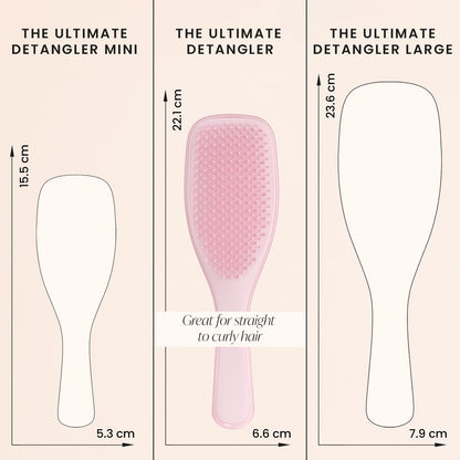 Tangle Teezer | The Wet Detangler Hairbrush for Wet & Dry Hair | For All Hair Types | Eliminates Knots & Reduces Breakage | Raspberry Rouge