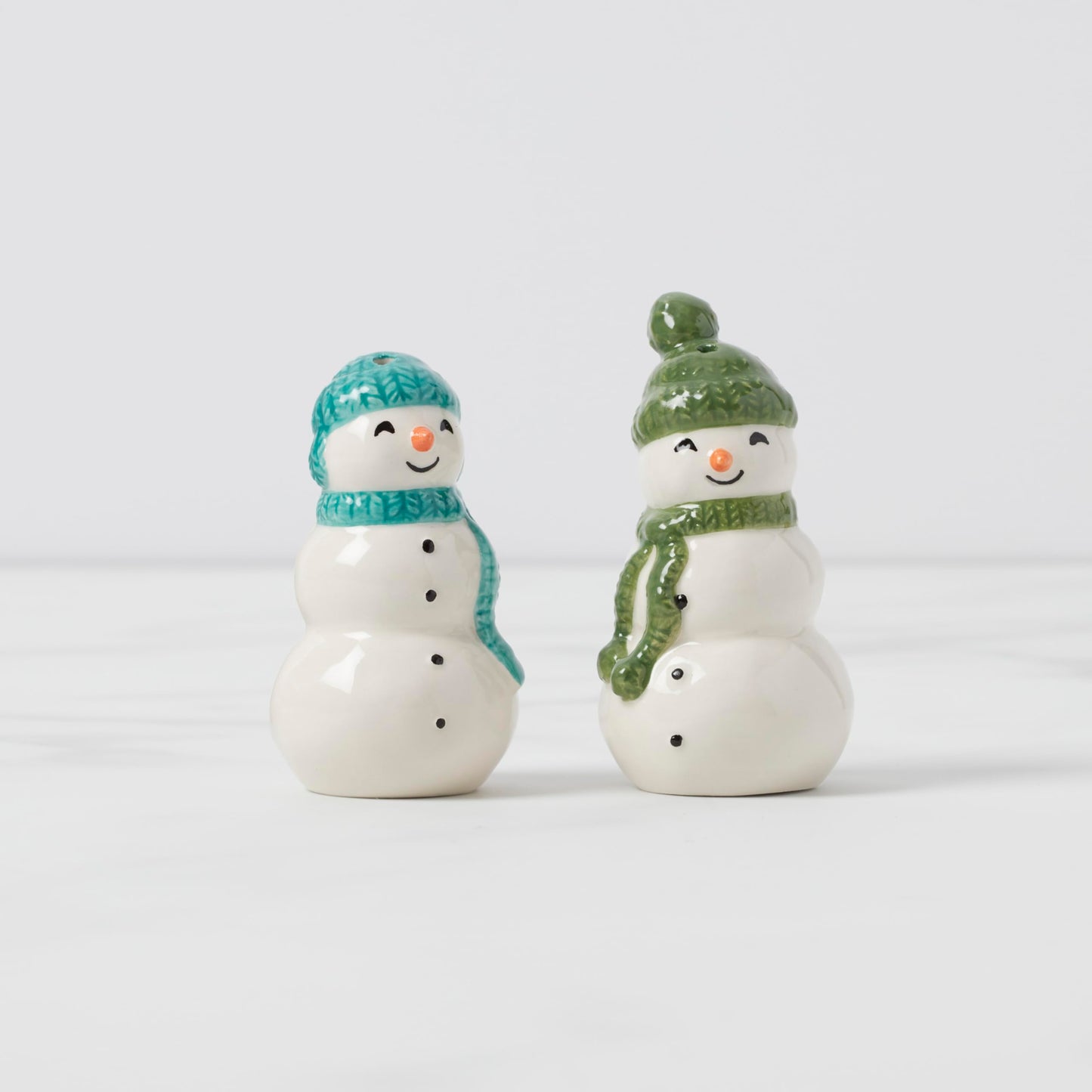 Lenox 895171 Balsam Lane Snowman Salt & Pepper Set, 2-Piece, Christmas & Holiday Hosting
