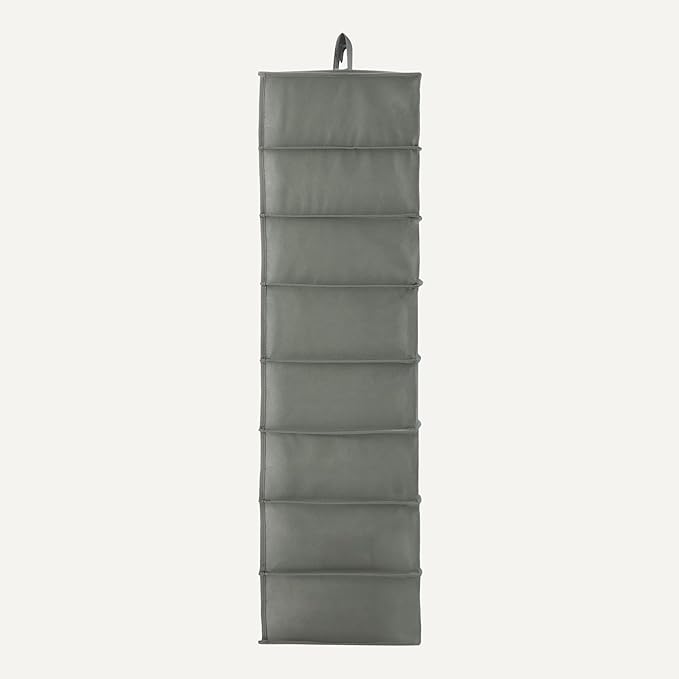 Amazon Basics 8-Tier Hanging Closet Shelf Shoe Organizer, Space Saving Storage
