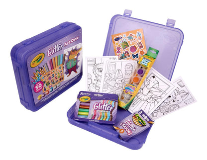 Crayola Glitter Art Kit (50+ Pcs), Glitter Crayons & Coloring Supplies, Kids Art Set, Gifts for Girls & Boys, Ages 5+