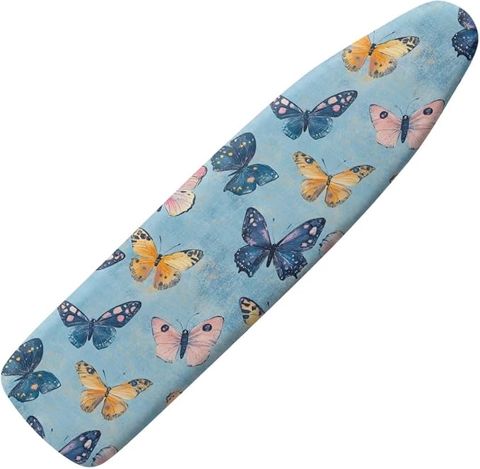 Blue Butterflies Ironing Board Cover