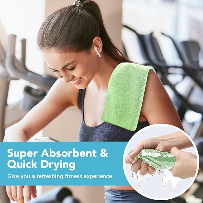 Orighty Wash Cloths Bulk Towels Set 200 Pack, Highly Absorbent and Soft Feel
