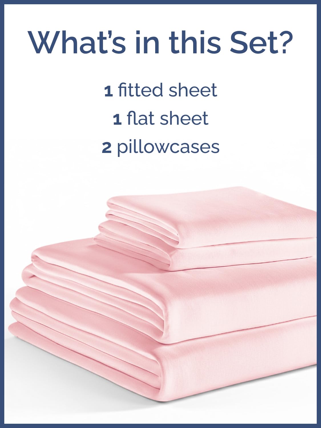 Kids Full Size Bed Sheet Set - 4 Piece Kids Loft Bed Sheets - Solid Pink Themed Bedding - Soft, Cute and Cozy - Breathable and Machine Washable - Bedding for Boys, Girls, Teens & Toddlers - Oeko-Tex