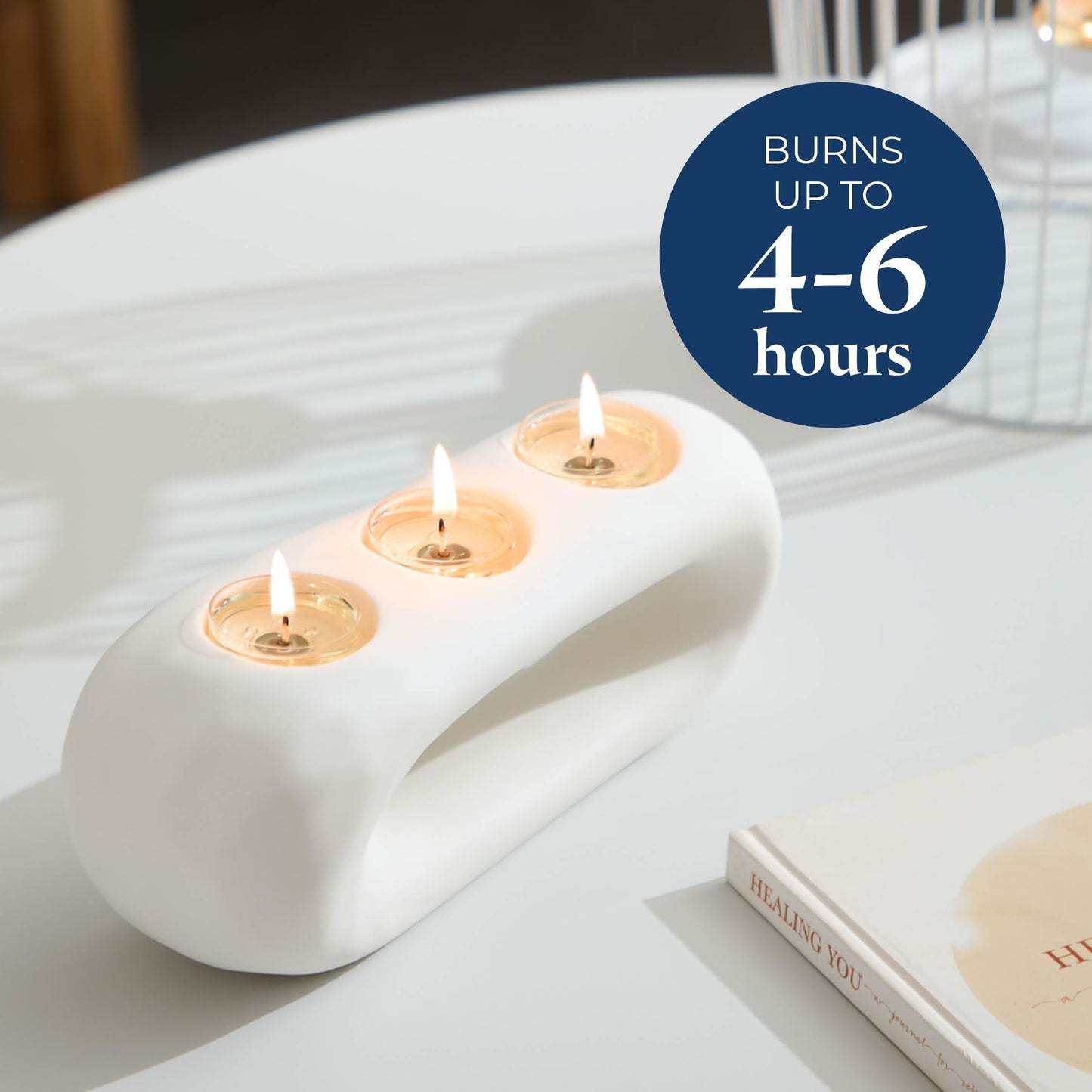 PartyLite Tea Lights Candles, Marshmallow and Vanilla with Caramel Scent, Gift Set of 12, Aromatherapy with up to 4 to 6 Hours Burn Time, Ideal for Home Decor, Holiday Gifting & Celebration