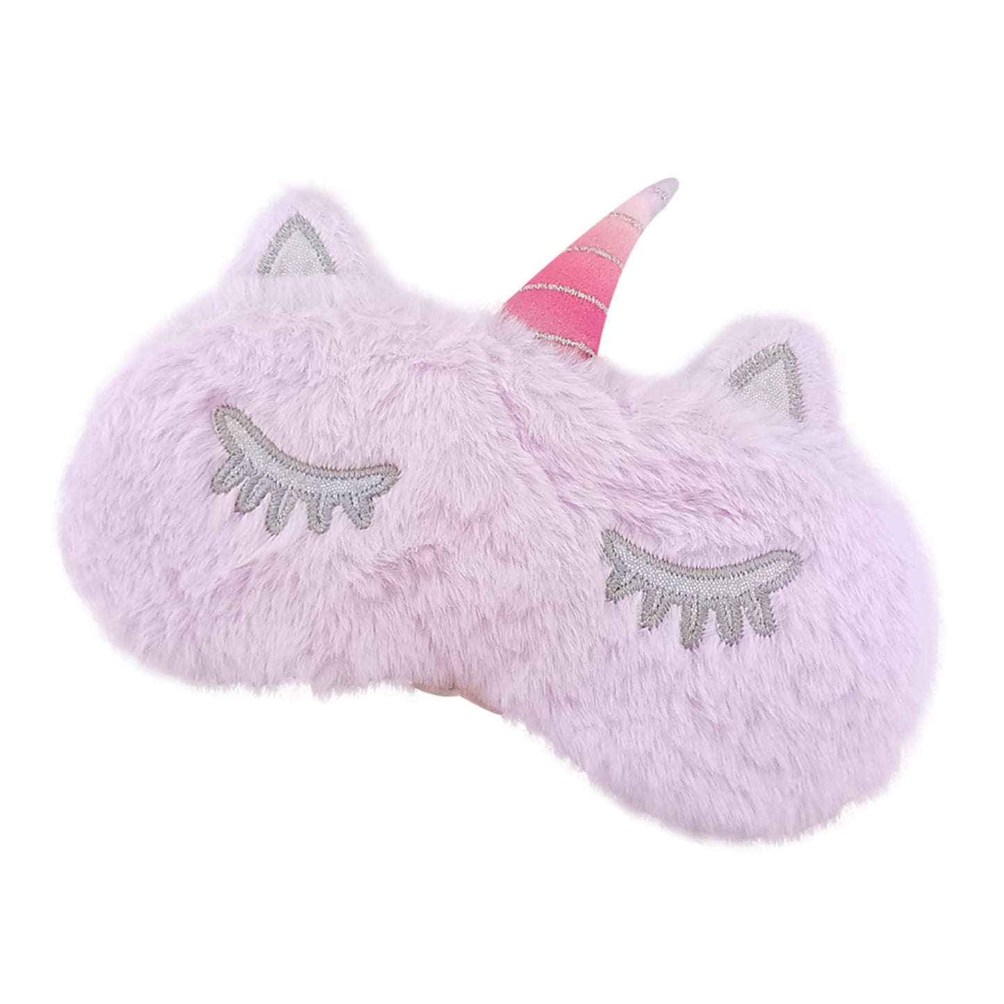 Cute Animal Sleeping Mask Soft Plush Blindfold Cute Rabbit Panda Koala Eye Cover Eyeshade for Kids Teens Girls Women (Flamingo)