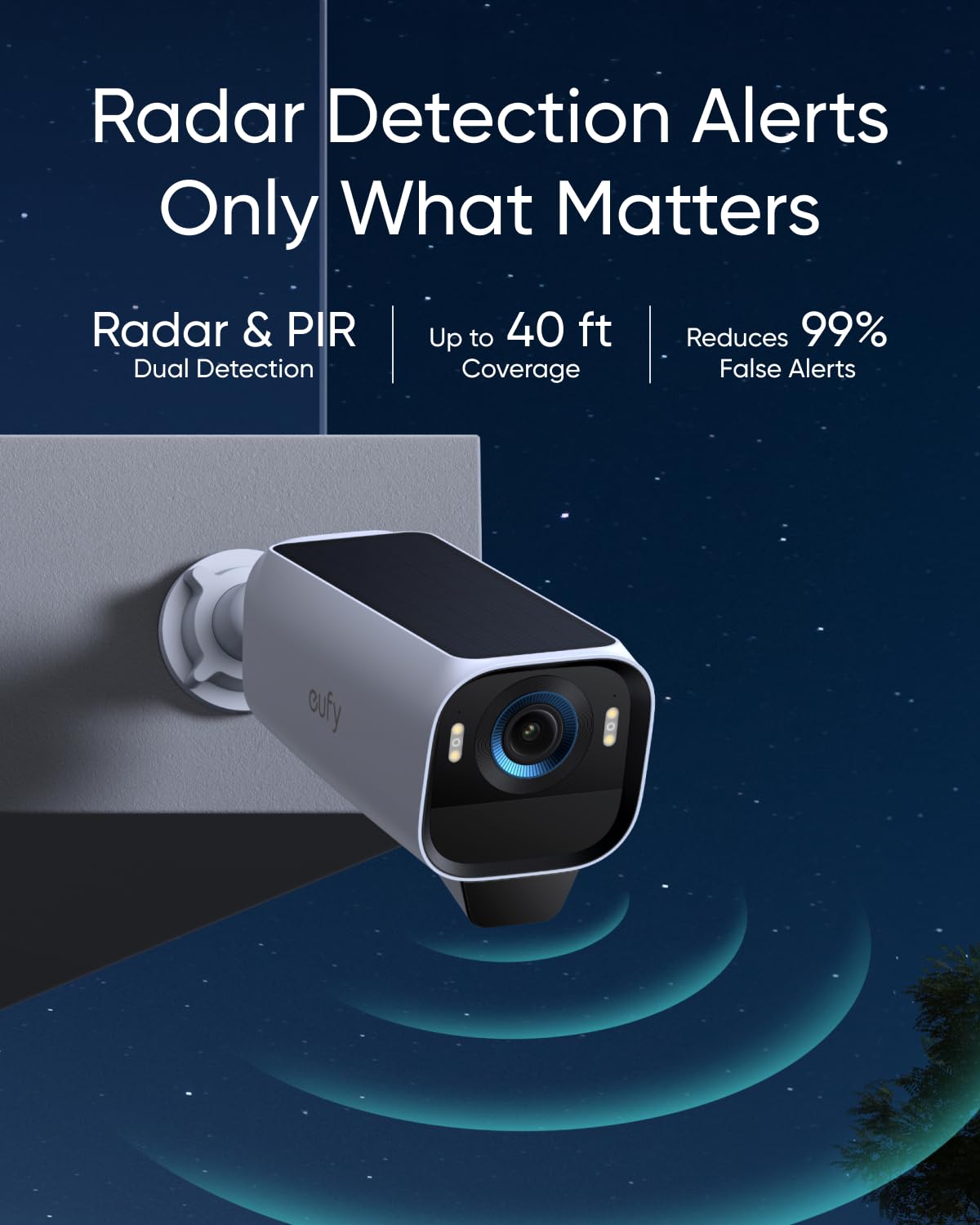 eufy Security eufyCam S3 Pro 2-Cam Kit, Solar Camera Outdoor Wireless, MaxColor Night Vision, 4K Security Camera with Solar Panel, Facial Recognition, Built-in Local Storage (Up to 16TB)