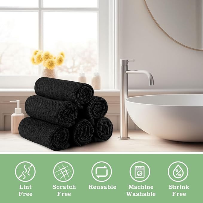 Washcloths - 20 Pack - Face Towels, Highly Soft Wash Cloths and Hand Towels