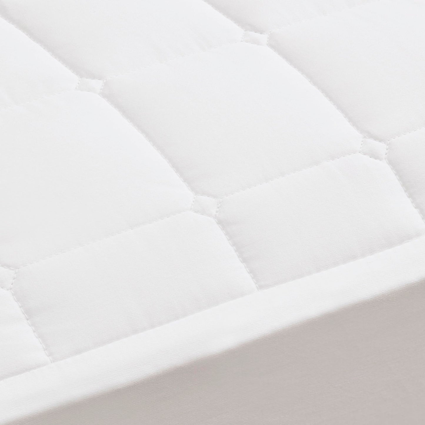 Boll & Branch Mattress Protector - California King Size, White Cover - 1 Fitted Protector Included -Padded Fill, Soft, and Breathable - Hypoallergenic and Safe for Sensitive Skin