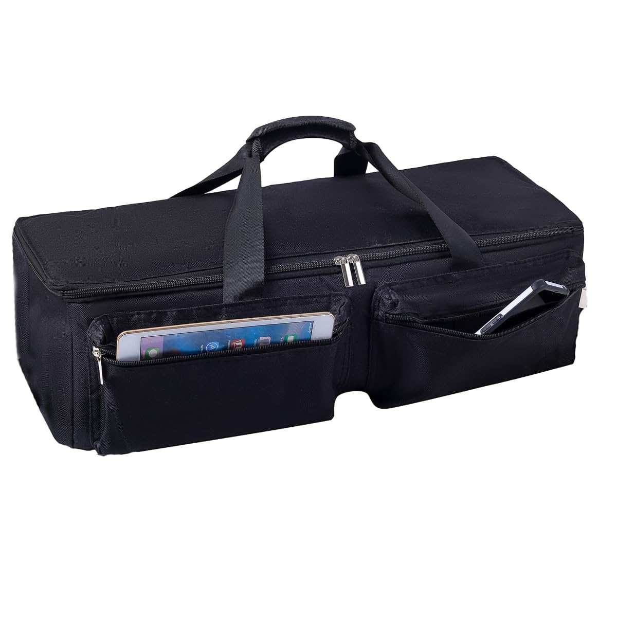 CACTIYE Carrying Bag Compatible with Cricut Explore Air and Maker, Waterproof Tote Bag Compatible with Cricut Explore Air and Supplies (Black, 1+1)