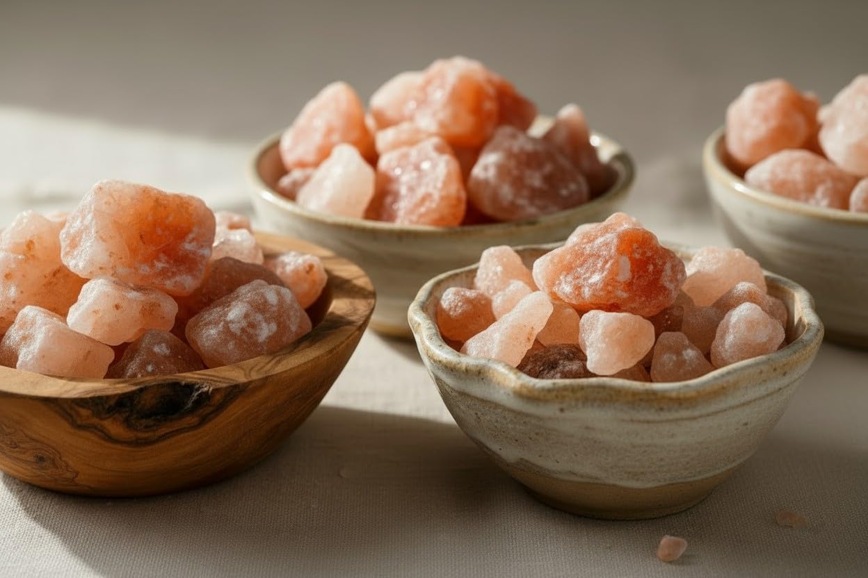 Himalayan Salt 5 Pounds Natural Crystal Himalayan Salt Rocks Food Grade Sole Rocks Edible 1-3" like Golf Balls from The Black Tai Salt Co.L8