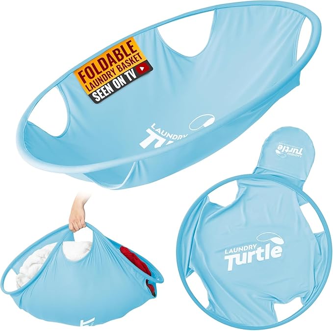 Laundry Turtle Collapsible Laundry Basket | Revolutionary Foldable Laundry