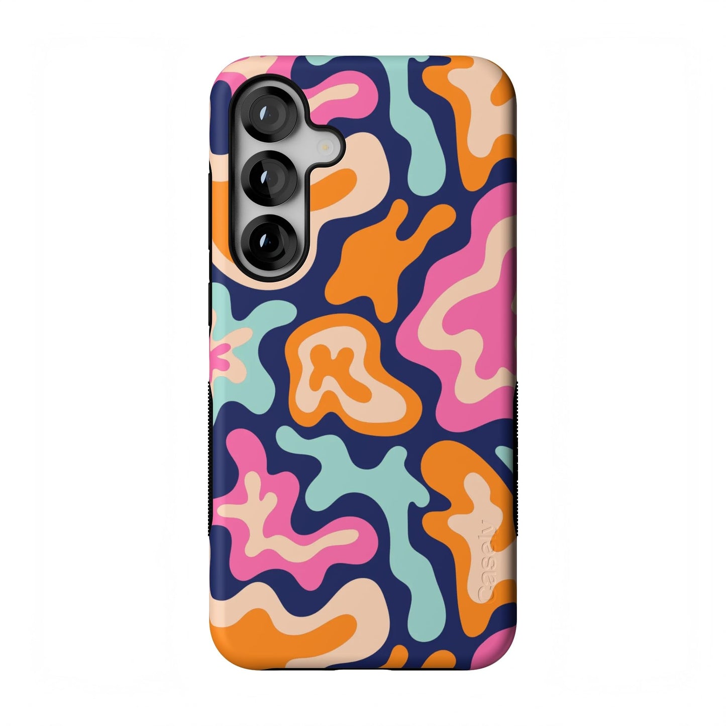 Casely Galaxy S25 Plus Case | Ink & Iris | Vintage Floral | Compatible with MagSafe | Bold Protective Design
