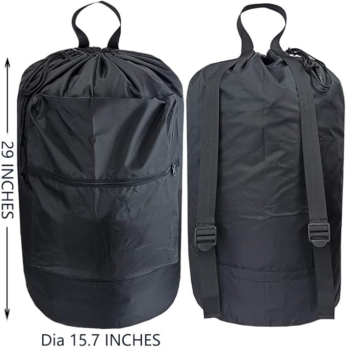 Washable Laundry Bag Backpack