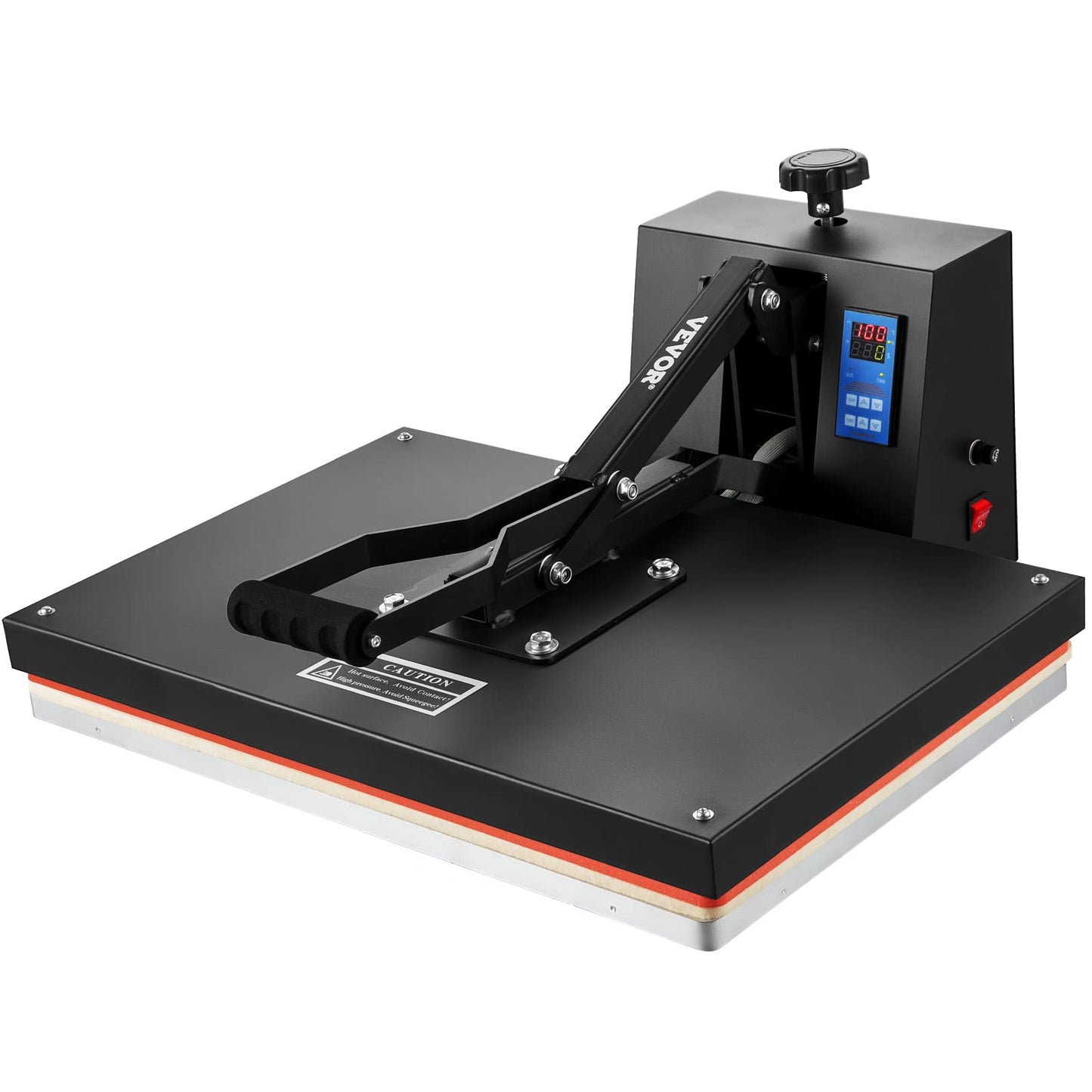 VEVOR Heat Press 16x24, 1700W Power Heat Press Machine, Fast Heating, High Pressure Heat Press Machine for T-Shirt, Digital Industrial Sublimation Printer for Heat Transfer Vinyl, Easy to Use, Black